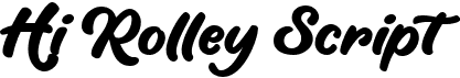 preview image of the Hirolley Script font
