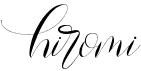 preview image of the Hiromi font