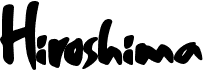 preview image of the Hiroshima font