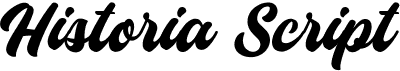 preview image of the Historia Script font