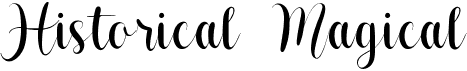 preview image of the Historical Magical font