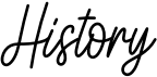 preview image of the History font