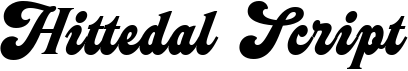 preview image of the Hittedal Script font