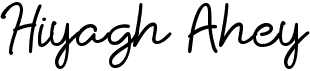 preview image of the Hiyagh Ahey font