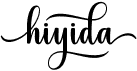 preview image of the Hiyida Script font