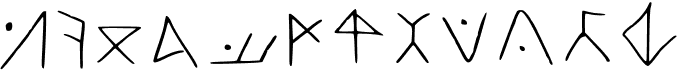 preview image of the Hjorian Runes font