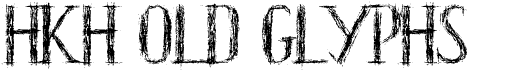 preview image of the HKH Old Glyphs font