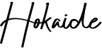 preview image of the Hokaide font