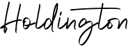 preview image of the Holdington font