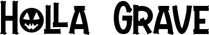 preview image of the Holla Grave font