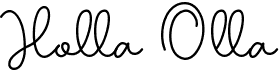 preview image of the Holla Olla font