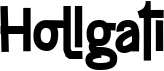 preview image of the Hollgati font