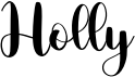 preview image of the Holly font