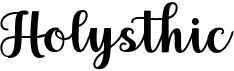 preview image of the Holysthic font