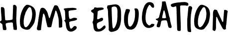preview image of the Home Education font