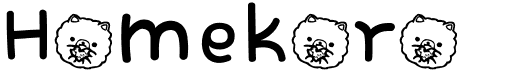 preview image of the Homekoro font
