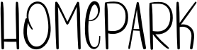 preview image of the Homepark font