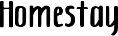 preview image of the Homestay font
