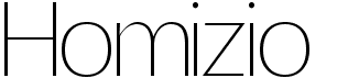 preview image of the Homizio font
