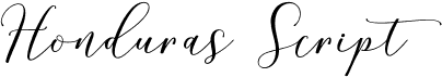 preview image of the Honduras Script font