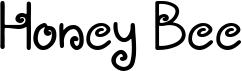 preview image of the Honey Bee font