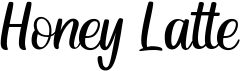 preview image of the Honey Latte font