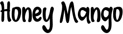 preview image of the Honey Mango font