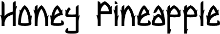 preview image of the Honey Pineapple font