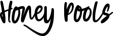 preview image of the Honey Pools font