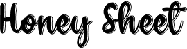 preview image of the Honey Sheet font