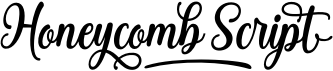 preview image of the Honeycomb Script font