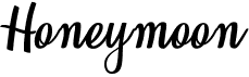 preview image of the Honeymoon font