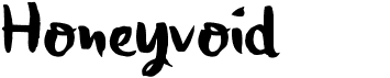 preview image of the Honeyvoid font