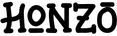 preview image of the Honzo font