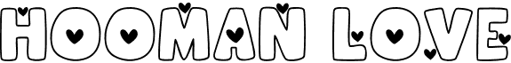 preview image of the Hooman Love font