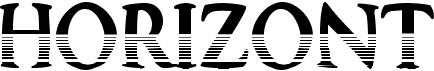 preview image of the Horizont font