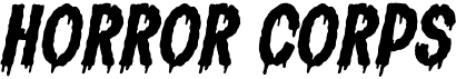 preview image of the Horror Corps font