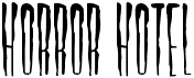 preview image of the Horror Hotel font