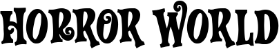 preview image of the Horror World font