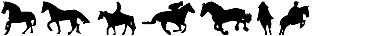 preview image of the Horses 1 font