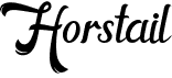 preview image of the Horstail font