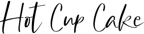 preview image of the Hot Cup Cake font