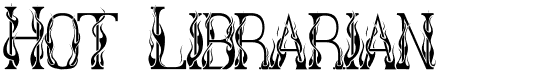 preview image of the Hot Librarian font