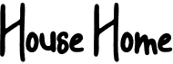 preview image of the House Home font