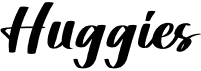 preview image of the Huggies font