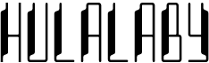 preview image of the Hulalaby font