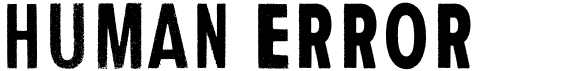 preview image of the Human Error font