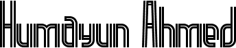 preview image of the Humayun Ahmed font