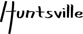 preview image of the Huntsville font