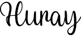preview image of the Huray font
